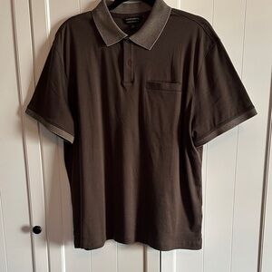 Banana Republic Dark Brown Polo Shirt